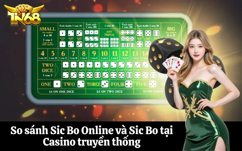 So sánh Sic Bo Online và Sic Bo tại Casino truyền thống